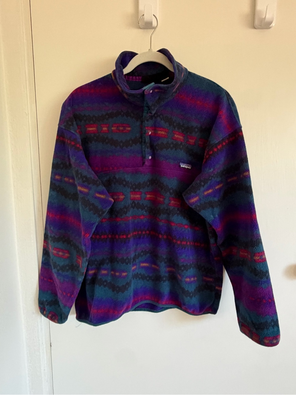Vintage Patagonia Snap-T Fleece Pullover Sacagawea Print